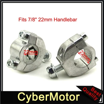 

7/8'' 22mm Handlebar Bar Risers Mount Bracket Clamp Taper For 2 Stroke 47cc 49cc Mini Moto Dirt Bike Motorcycle