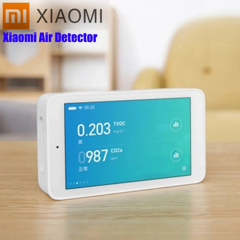 Xiaomi Mijia детектор воздуха высокая точность считывания 3 97 дюймовый сенсорный экран