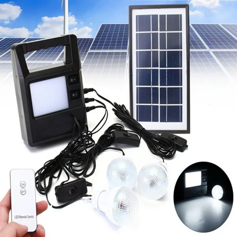

Smuxi Portable Solar Generator System with Rechargeable Battery&Headlight&Solar panel