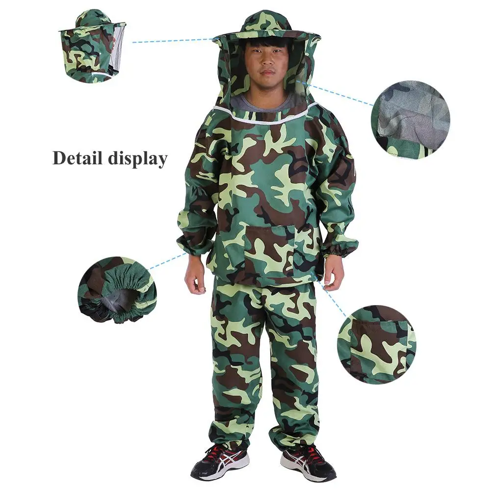 Профессиональный защитный костюм для пчеловодства унисекс оборудование для пчеловодов платье+ брюки костюм для пчеловодства одежда для безопасности