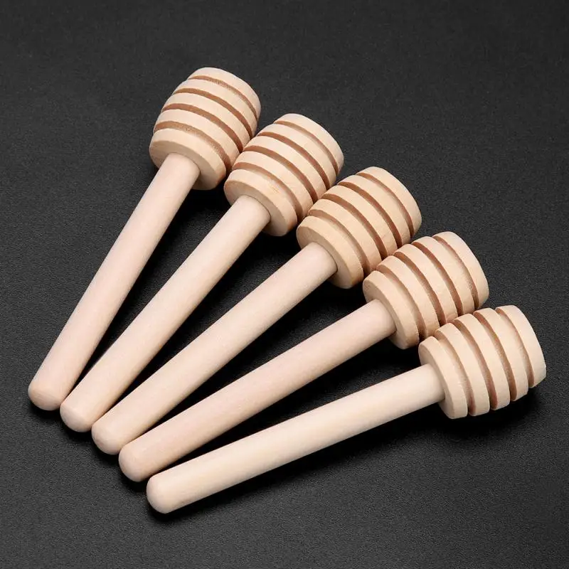 24 шт. деревянная палочка для медовой капельницы, сироп, капельница, палочки для перемешивания, Кухонные деревянные палочки для меда