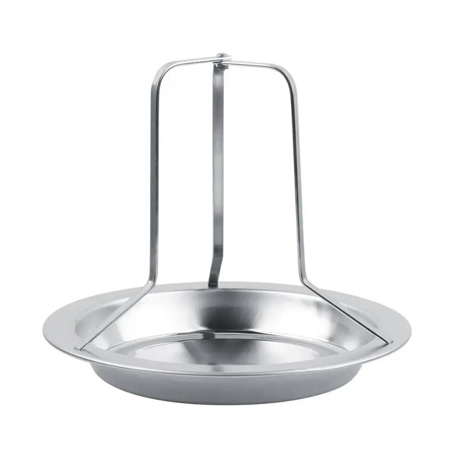 

TOPINCN Stainless Steel Non-Stick Chicken Roaster Rack Upright Roast Chicken Holder Roaster Rack Barbecue Grilling Tools