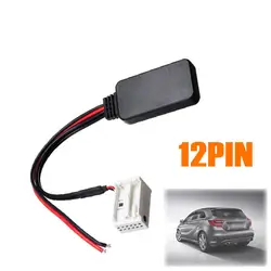 12Pin автомобильный адаптер Bluetooth Беспроводной Радио стерео Aux кабель для Mercedes Benz W169 W245 W203 W209 W164 для iPhone для iPad