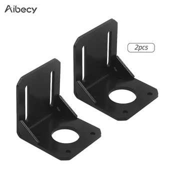 

Aibecy L Shape Mounting Bracket for 42 Stepping Motor Nema 17 Stepper Motor Accessories Strong Steel Brackets Motor Holder Pack