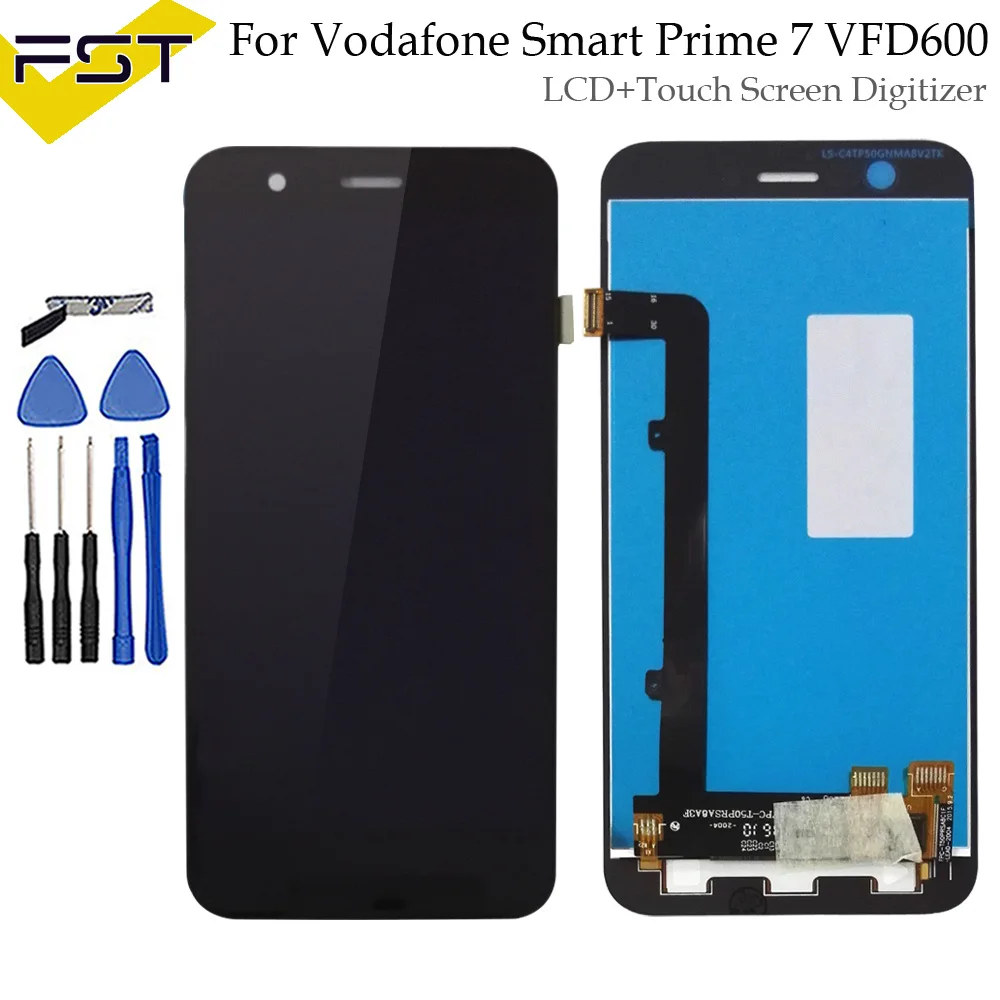 

For Alcatel Vodafone Smart Prime 7 VFD600 LCD Display Touch Screen Phone Digitizer Assembly Replacement Parts With Tools