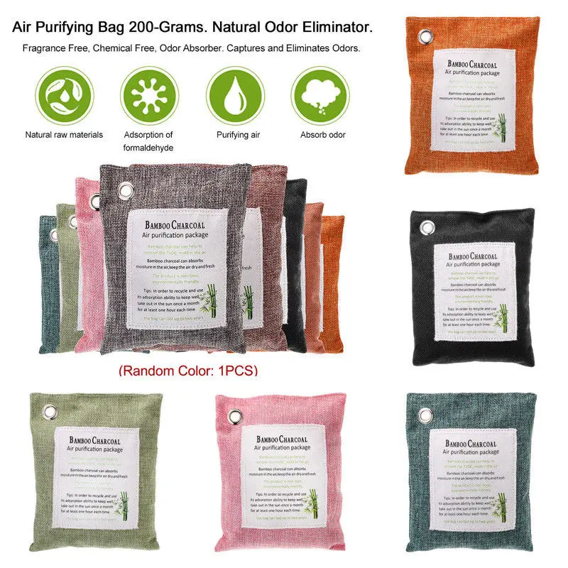 Home Decor Air Fresheners 100 Active Charcoal Bamboo Purifier Air