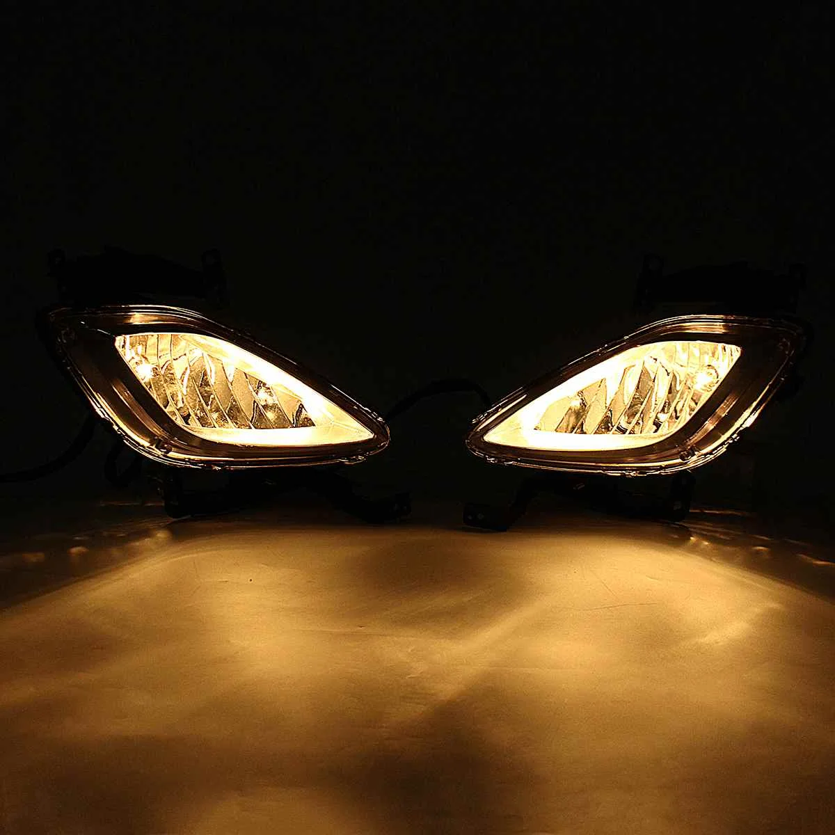 Для hyundai Elantra 2011 2012 2013 1 Пара Автомобильные передние противотуманные фары светильник с лампой провод лампы дальнего света Drl светильник Замена