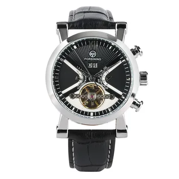 

Fashion Casual Mens Watches Top Luxury Dial Mechanical Watch Men Automatic Leather Stainless Steel Sport Mechanical Watches