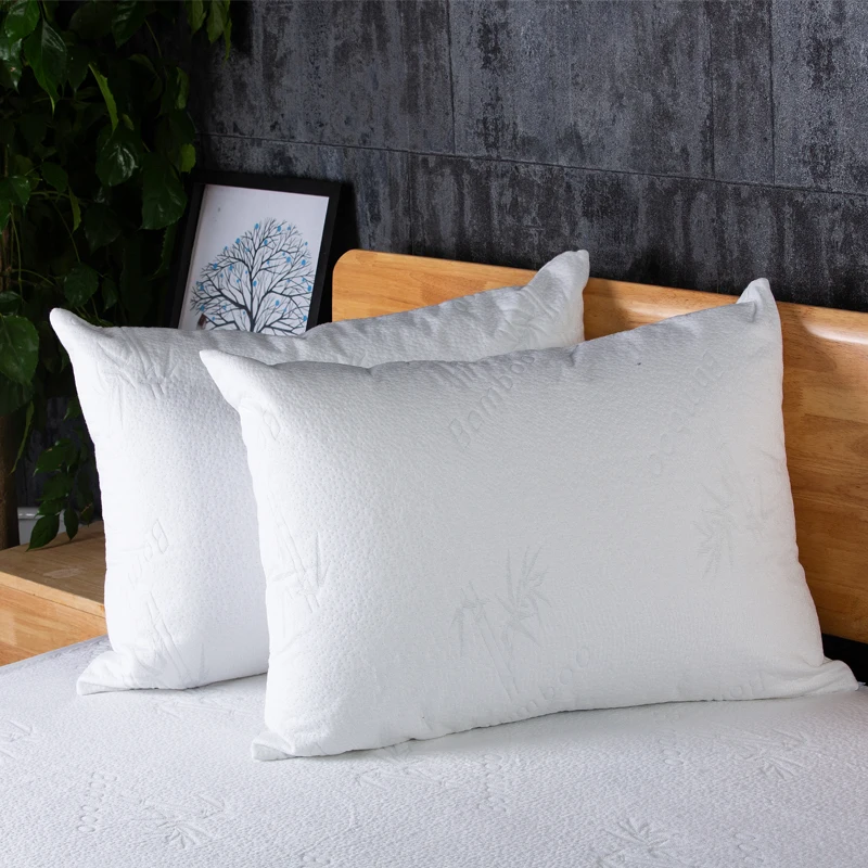 

Turetrip Bamboo Waterproof Pillow Protector Bedbug Proof Zippered Pillow Cover For Bed Pillow Standard Queen King Pillowcase