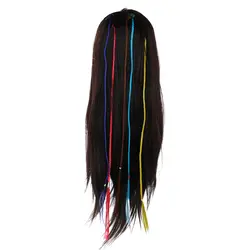 Синтетический Dreadlock косы волос сопротивления Fibre оплетка светящаяся заколка для волос косы Хэллоуин Рождественское украшение на голову