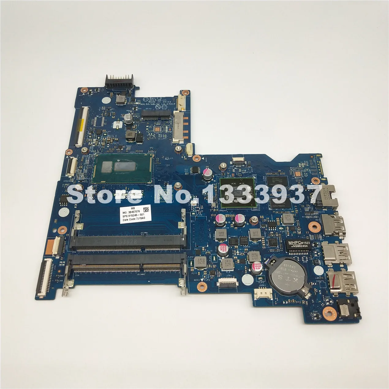 Материнская плата 815245 501 для ноутбука HP 15 AC 250 G4 материнская SR23Y I5 5200U AHL50/ABL52 LA C701P 001