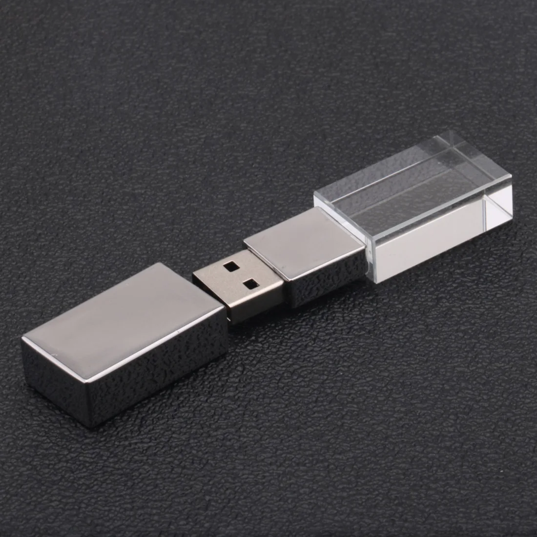 Кристально прозрачный СВЕТОДИОДНЫЙ светильник металлический Usb флеш-накопитель 32gb Usb карта памяти диск