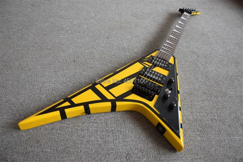 

Jackson flying V guitar;black hardware;free shipping