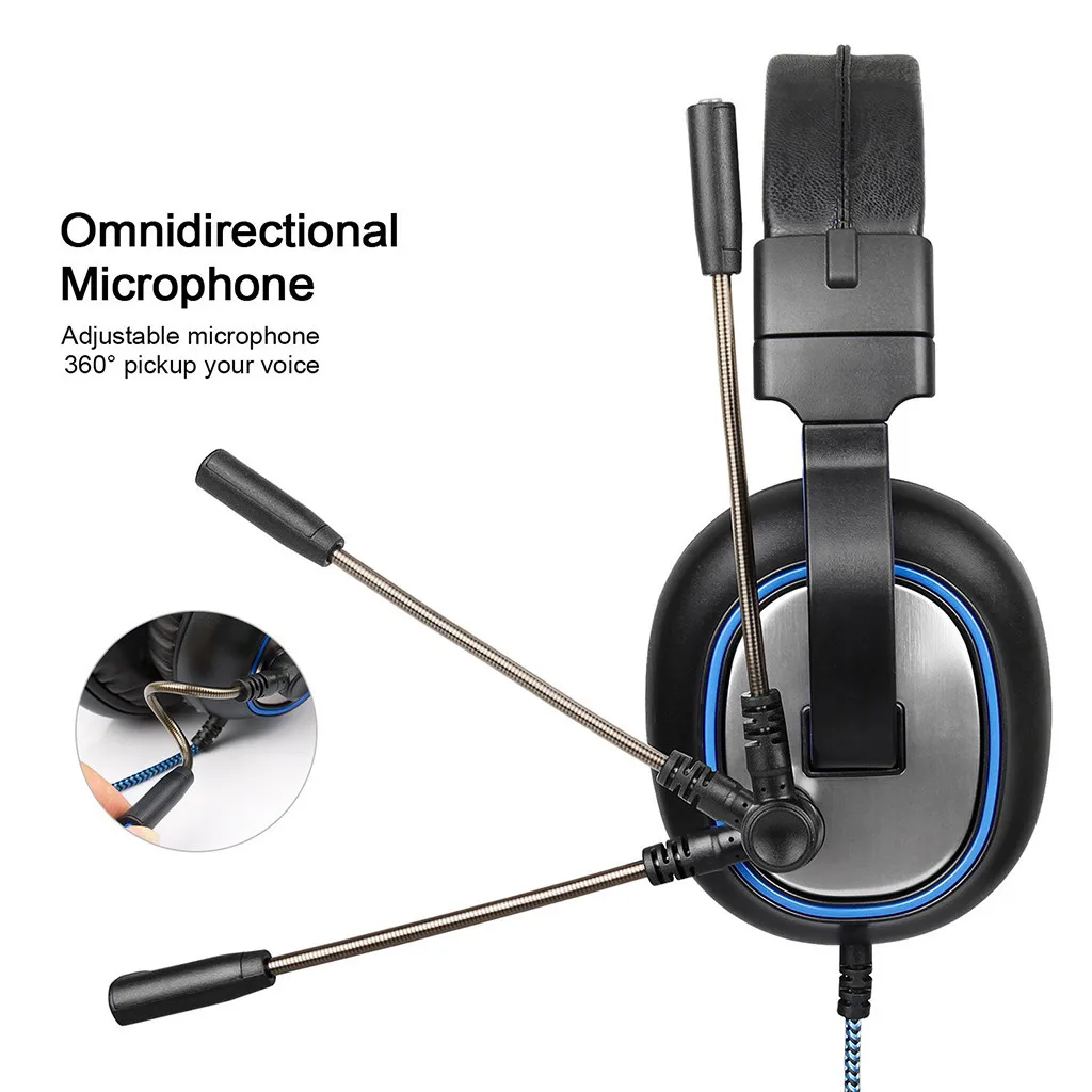 Sades R4 Gaming Headset 3.5Mm Over-Ear Headphone Microphone For/Pc/Ps4/Xbox One Noise Canceling Headphone