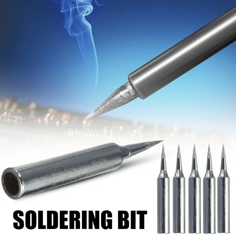 

5PCS/Set 900m-T-I Welding Tool Lead-Free Soldering Iron Head Bit Made Of High-strength Heat-resistant Copper