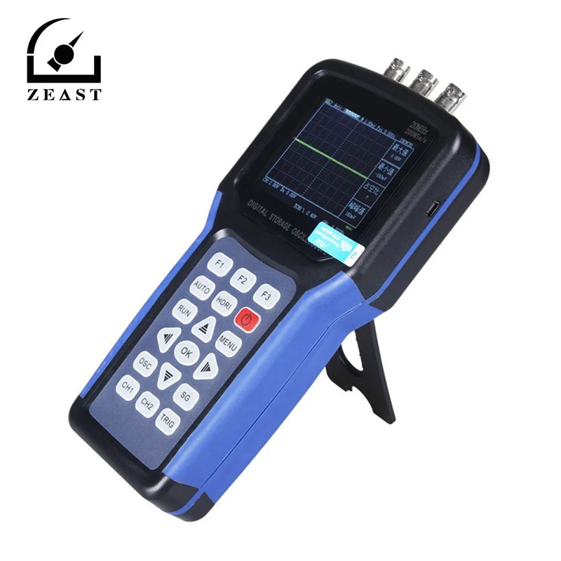 

Digital Storage Handheld Oscilloscope 1 Channels 20MHz Oscilloscope AC/DC Input Coupling with Signal Generator Function