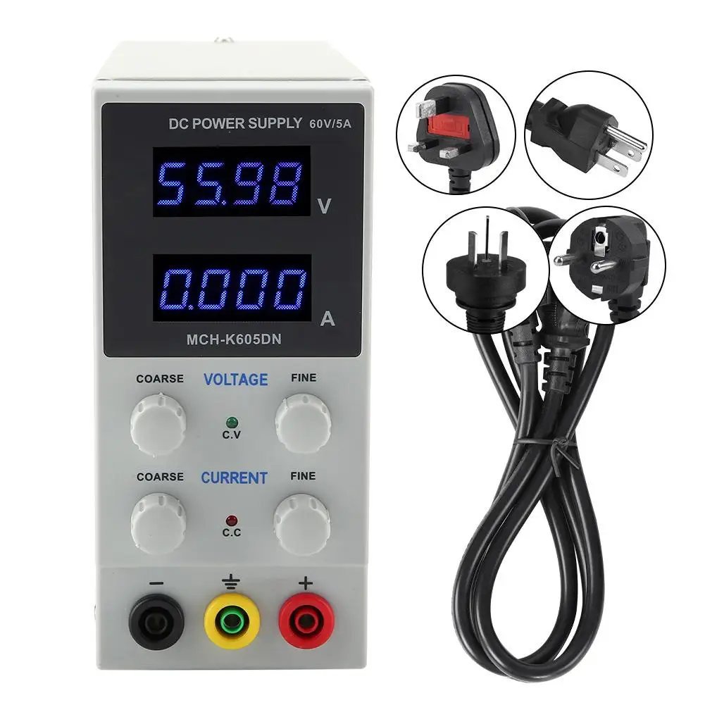 Источник питания MCH K605DN 4 СИД высокая точность мини Регулируемый DC