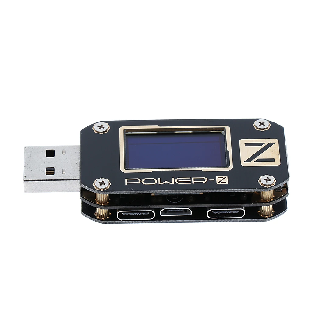 

Dovewill USB PD QC3.0/QC2.0 Voltage Current Tester USB Ripple Meter with OLED Display