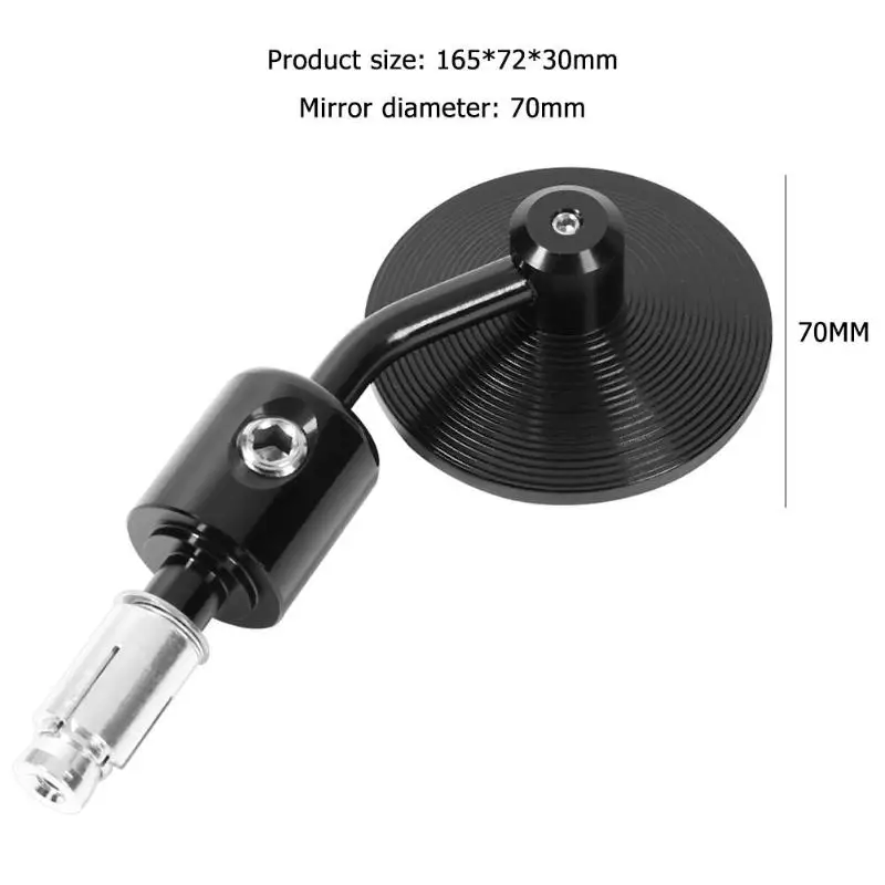 1 пара CNC алюминиевые мотоциклетные зеркала заднего вида универсальные 7/8 &quot22 мм