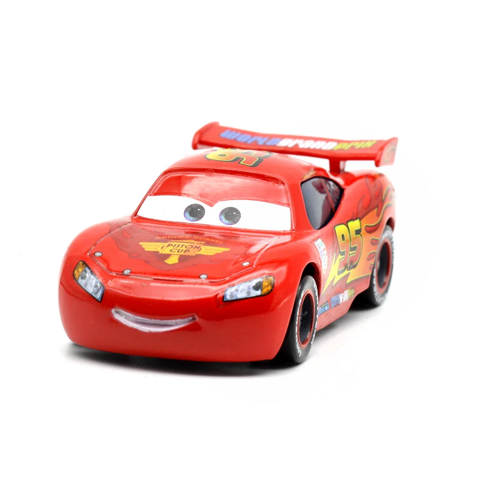 Disney Pixar Cars 2 3 New Lighting McQueen SUV Mater Flo Jackson Storm 1:55 литые под давлением игрушки из