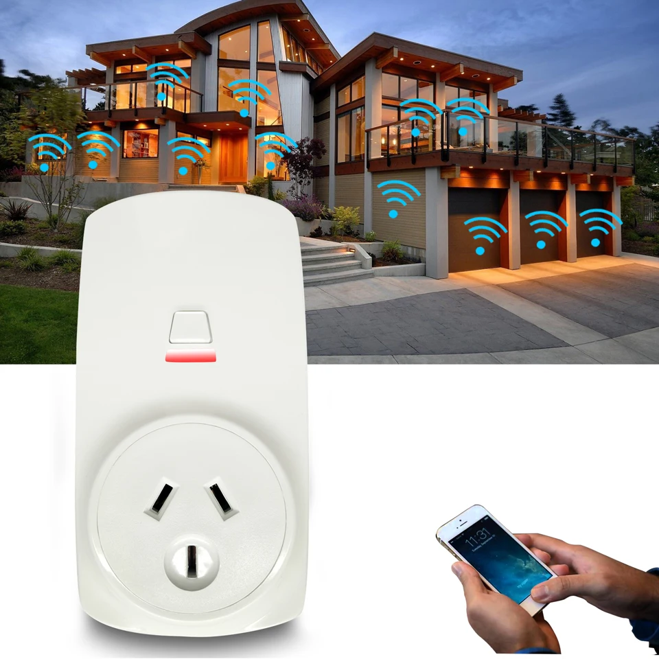 Умная Wi Fi розетка AU CN умная Tuya адаптер для приложения Smart Life Alexa Google Home Mini IFTTT|power