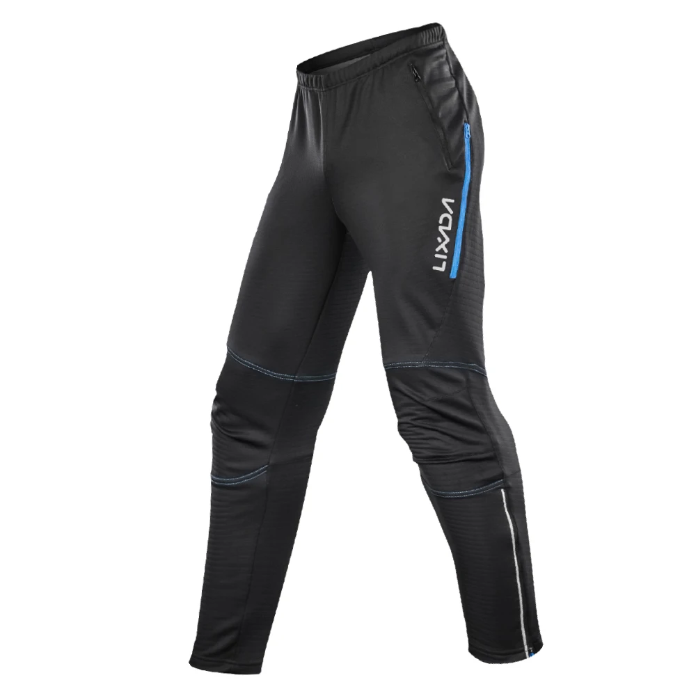 Lixada Mens Waterproof Cycling Pants Thermal Fleece Windproof Winter 
