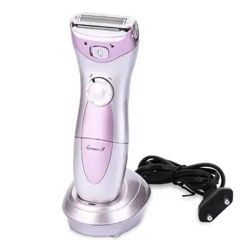 

Kemei KM-200A Women Razor Epilator Depilator Mini Rechargeable Lady Electric Hair Remover Shaver Body Face Leg Use Washable