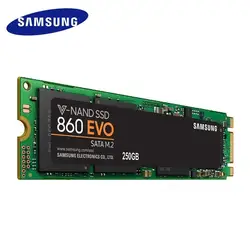 Samsung Ssd 860 Evo M.2 2280 Sata 1 ТБ 500 gb 250 gb Внутренний твердотельный жесткий диск Hdd M2 ноутбуков настольных ПК Mlc Pcle M.2