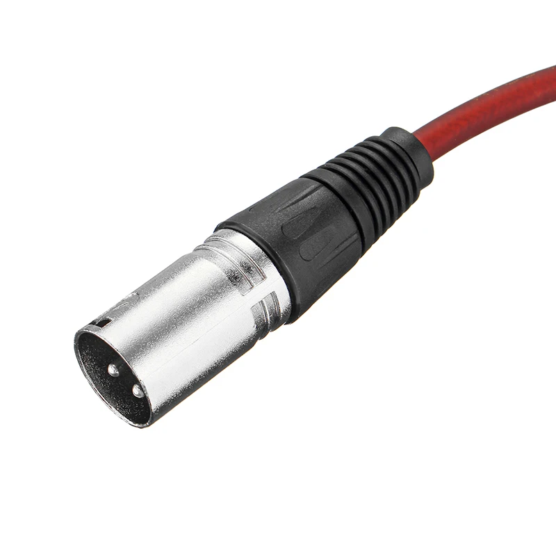 LEORY Микрофон XLR 3 Pin Mic кабель папа мама экранированный расширение шумоподавление