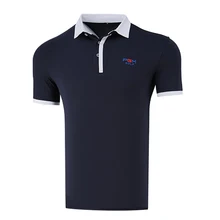 Pgm Golf/летние костюмы, дышащая Спортивная футболка с короткими рукавами для мужчин