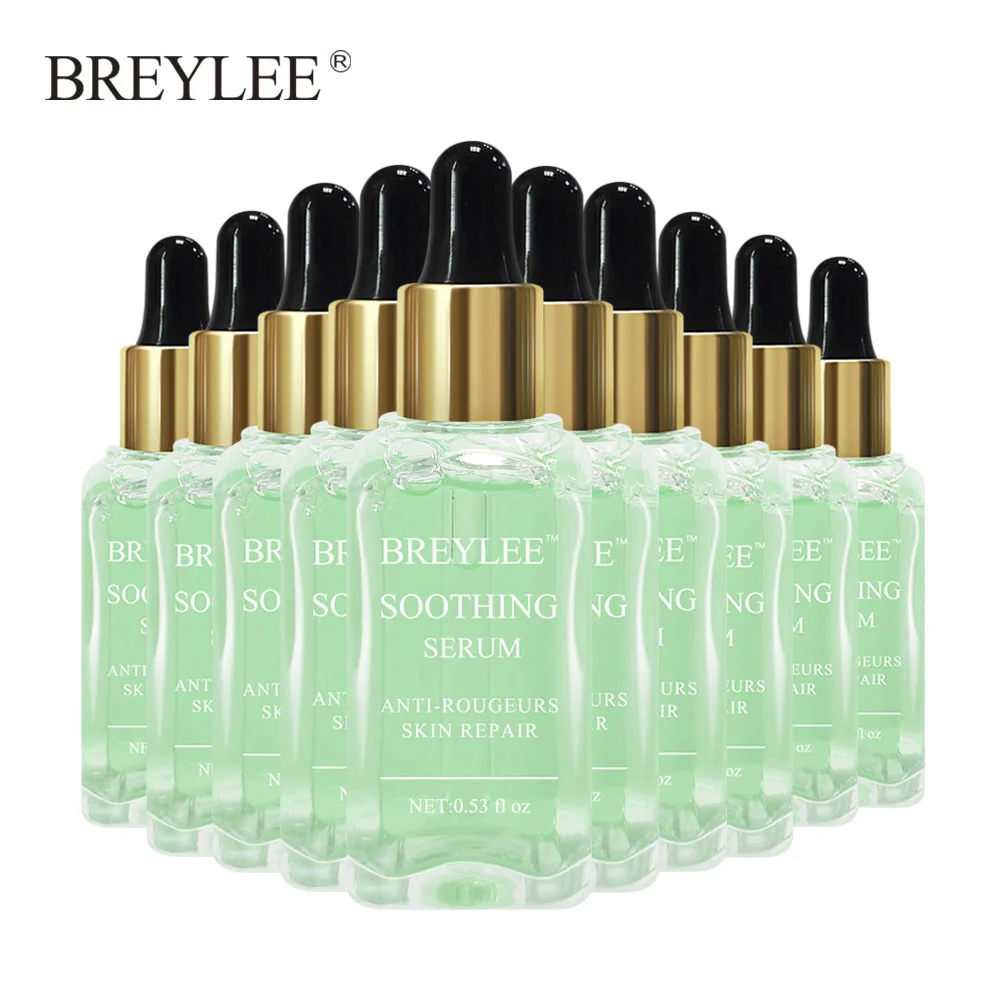 

Breylee Soothing Repairing Serum Repair Sensitive Skin Remove Redness Face Skin Care Acne Scar Removal Snail Serum Beauty 10pcs