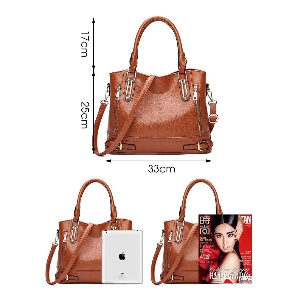 هيرالد أزياء المرأة حقائب يد جلدية الفاخرة العلامة التجارية الإناث حقيبة كتف رداء علوي غير رسمي-حقائب بيد مصمم السيدات crossbody أكياس