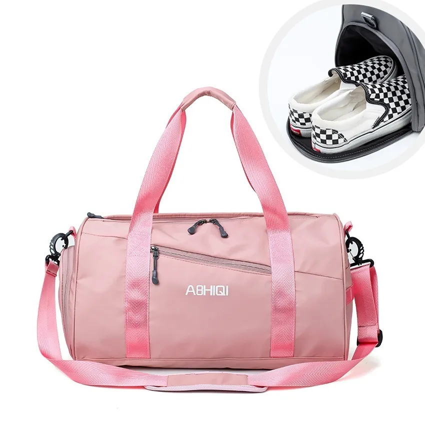 

Gym Bags Fitness Travel Handbag Sport Outdoor Separate Space For Shoes sac sports women's Training Waterproof bag Dry Wet Bag