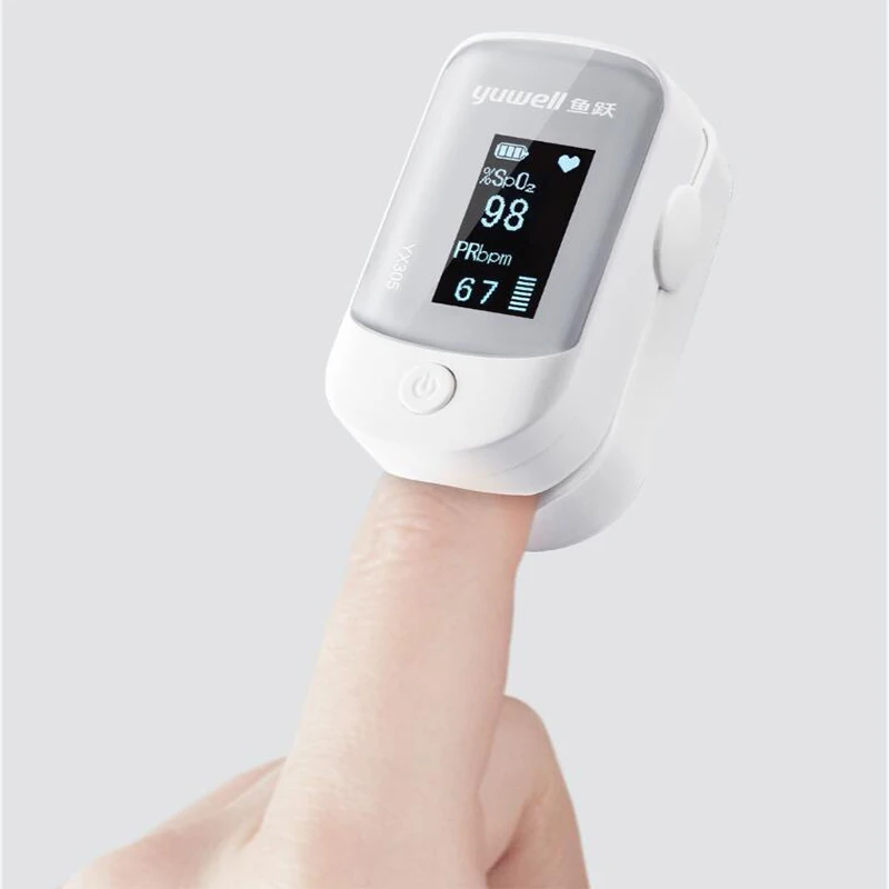 Цифровой Пульсоксиметр Yuwell YX305 для пальцев, OLED экран, забота о здоровье, высокоскоростной датчик, Автоматическое отключение питания для семьи