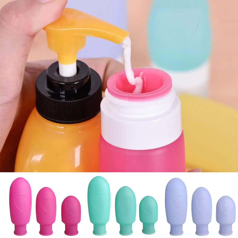

Portable Silicone Sub-Bottling For Cosmetic Skin Care Shampoo Shower Gel Bottle 37ml/60ml/89ml Travel Sub-Bottling