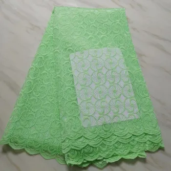 

2018 African Laces Fabrics Embroidered Nigerian Guipure French Cord Lace Fabric High-quality Rose African French Net Lace Fabric