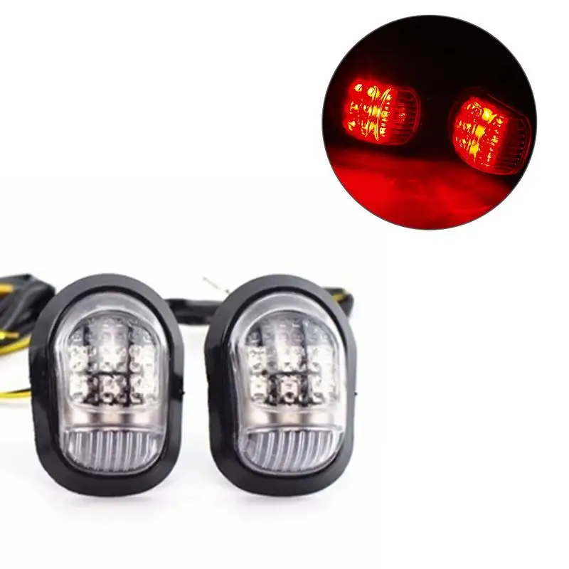 

1 Pair Motorcycle Sports Car LED Turn Lights Motorcycle Modified Signal Lamp Accessories