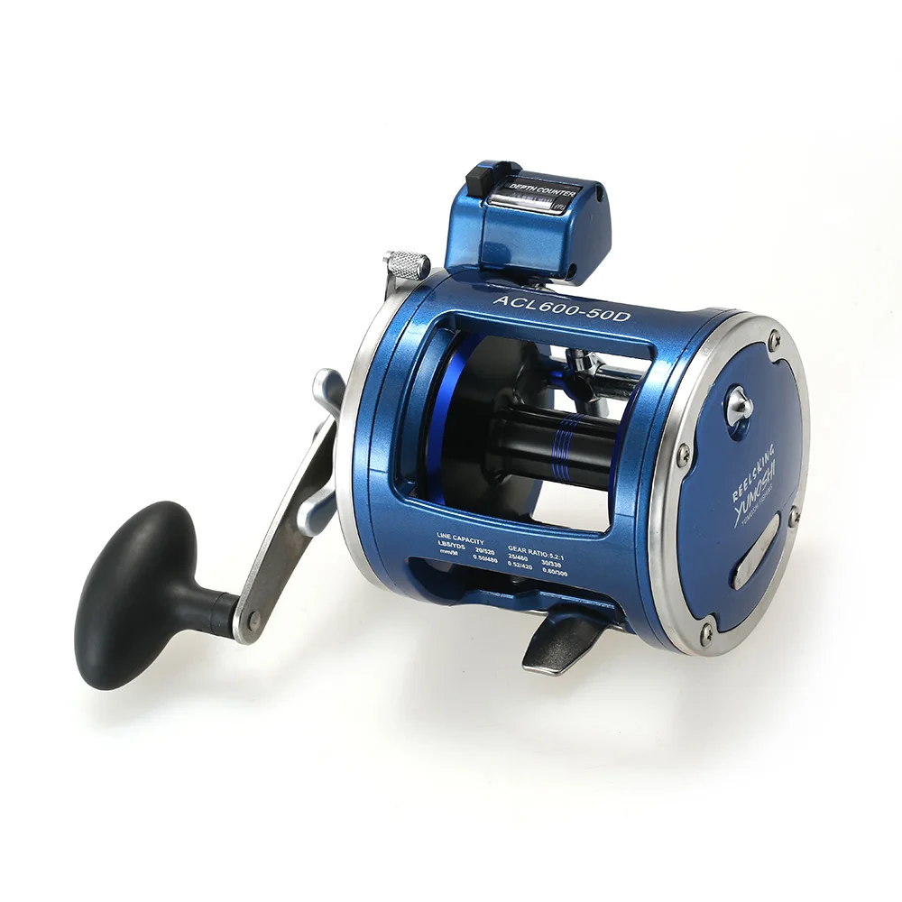 Metal LeftRight handle Casting Sea Fishing Reel Saltwater Baitcasting Reel Coil 12 Ball Bearings Cast Drum Wheel