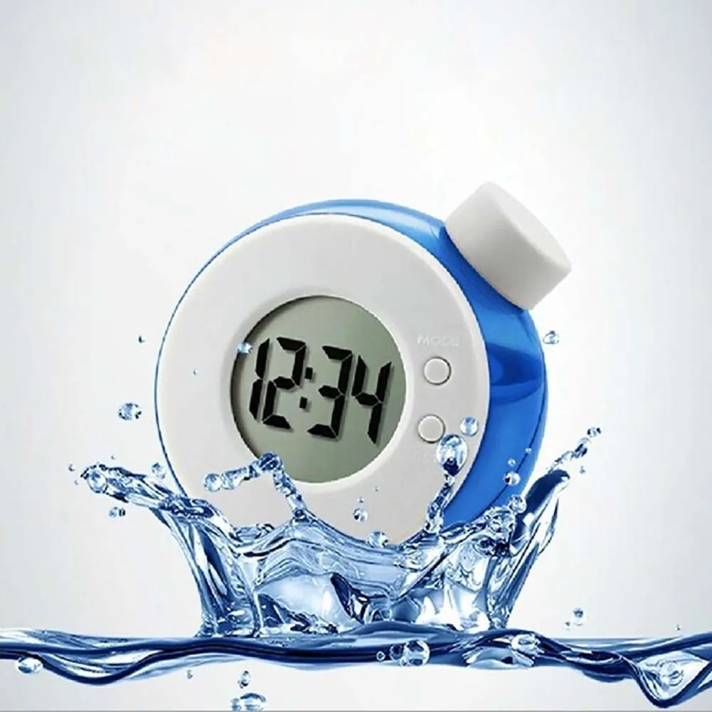 

New Creative Water Power Digital Display Clock with Date Desktop decoration Environmental Friendly No batteries #20