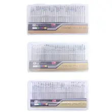 30 шт. Pro вольфрамовые стальные маникюрные сверла набор алмазных фрезерных сверл электрические лаки для ногтей сверла для резки маникюра инструмент для дизайна ногтей