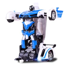 RC автомобиль роботы-трансформеры спортивные модели автомобиля игрушечные роботы Прохладный деформации детские игрушки для детей Подарки для мальчиков