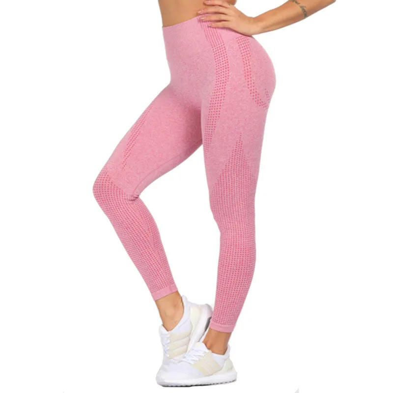 PKYGXZ Leggings Push-up Sans Couture Pour Femmes Pantalons De Fitness Taille Haute Pantalons De Survu00eatement