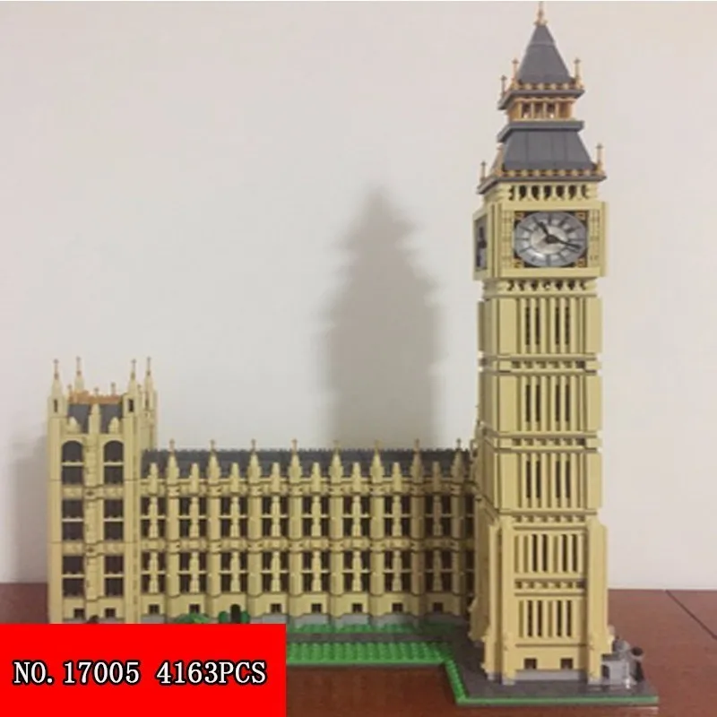 

New Lepin 4163pcs Originality Streetscape Architecture Series Will Stupid Bell Assembly Spelling Insert Alpinia Block Toys 17005