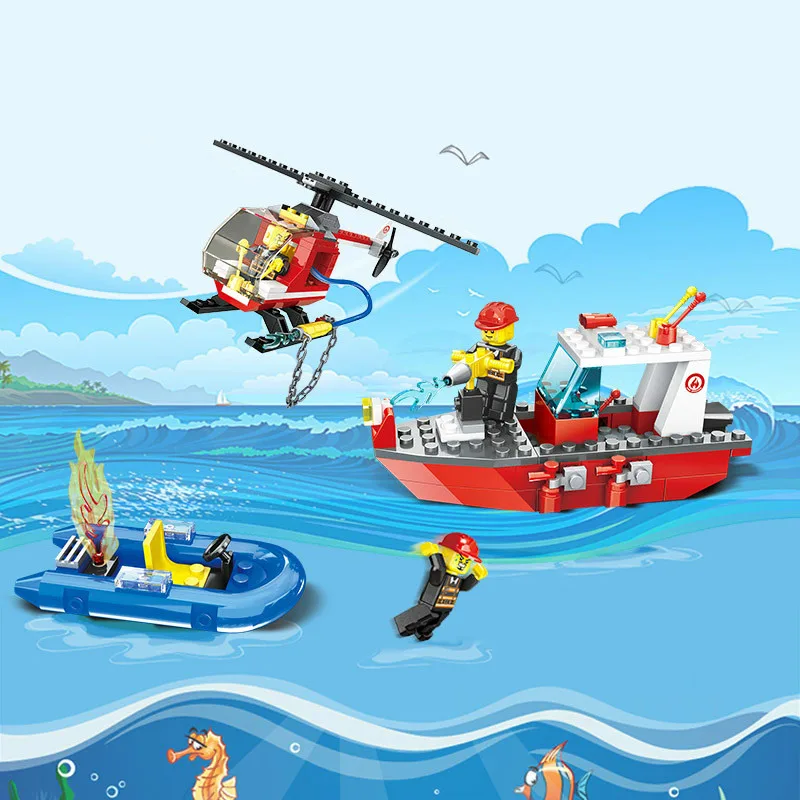 

26025/ 26027/26028 / 26029 Small particle fire protection building blocks for boys ans girls gifts
