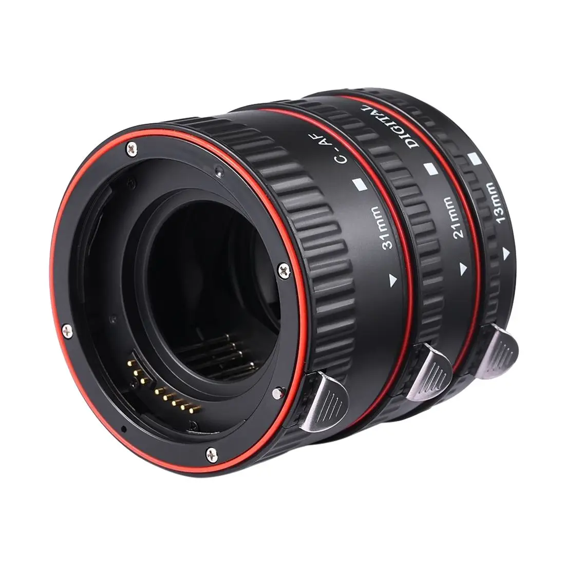 Andoer красочные металлические ttl Автофокус AF Макро Удлинитель кольцо для Canon EOS EF EF-S 60D 7D 5D II 550D красный удлинитель