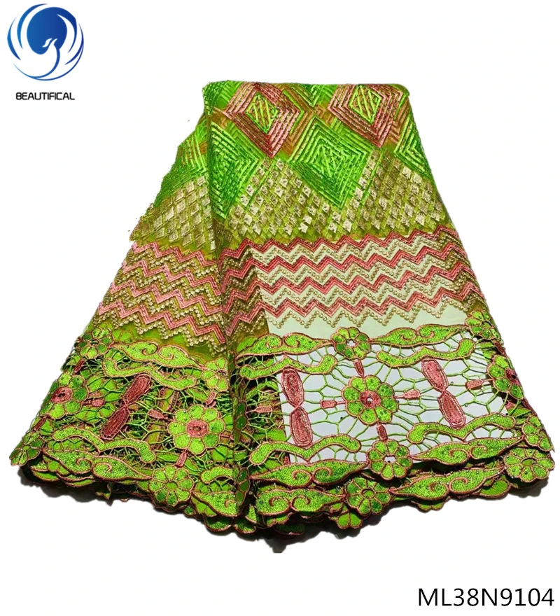 

BEAUTIFICAL stones french african lace tulle mesh fabric with stones tulle cord net lace french ML38N91