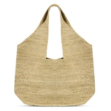 LEFUR соломенная сумка, летняя пляжная сумка для женщин, клатч из ротанга, сумочка для покупок, вечерние сумки в богемном стиле