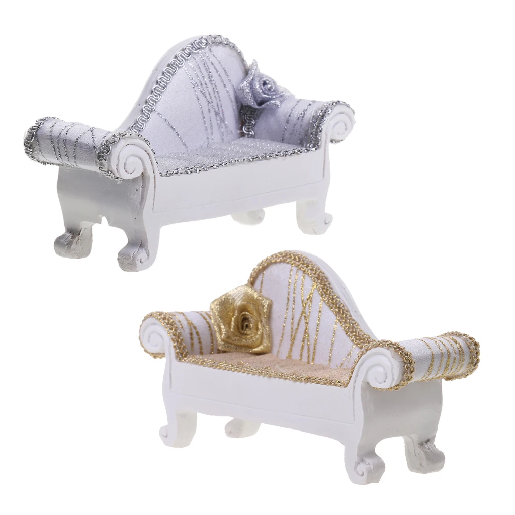 Cute Mini Sofa Jewelry Rack Necklace Earrings Stand Organizer Holder