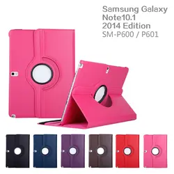 Для samsung Galaxy Note (2014 Edition) 10,1 P600 Tab Pro T520 планшет из искусственной кожи чехол вращающийся + пленка