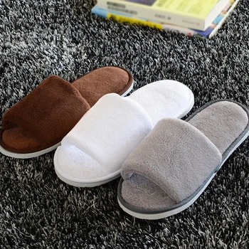 

Women Men Home Anti-slip Shoes Soft Winter Warm Sandal House Indoor Slippers